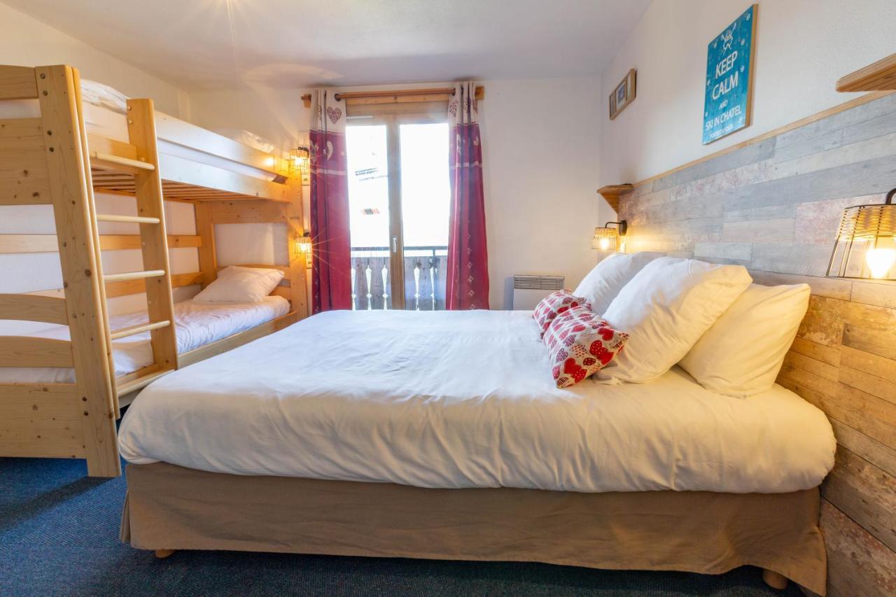 L'Escale Hotel Chatel Bagian luar foto